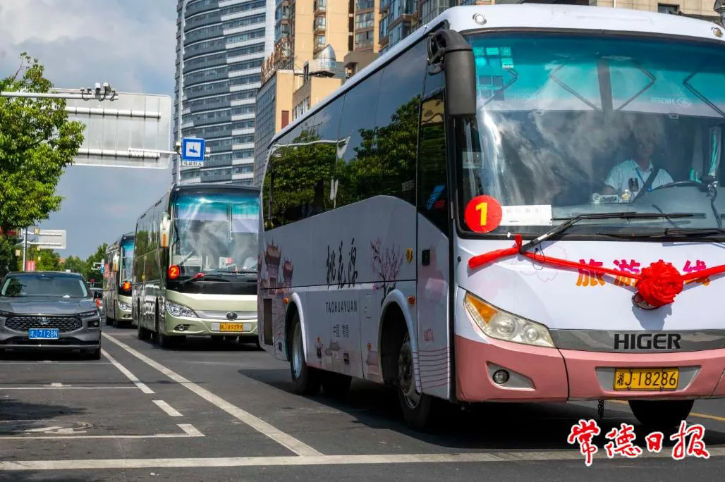 常德河街至桃花源景區(qū)旅游專線開通啦!